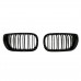 Ноздри M-Look DPT (2001-2005, черный глянец) для BMW 3 серия E-46