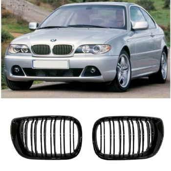 Ноздри M-Look DPT (для Coupe 2003-2006, черный глянец) для BMW 3 серия E-46