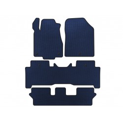 Коврики EVA (3 ряда, Синий) для Acura MDX 2007-2013 гг