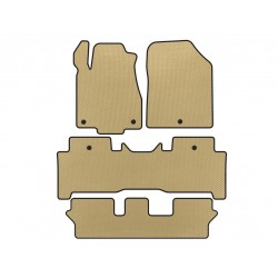 Коврики EVA (3 ряда, Бежевый) для Acura MDX 2007-2013 гг