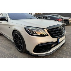 Передняя лип-накладка BRB (под покраску, 2018-2025) для Mercedes S-сlass W222