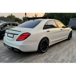 Задний диффузор BRB (под покраску, 2018-2025) для Mercedes S-сlass W222