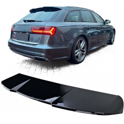 Спойлер DPT V2 (SW, черный глянец) для Ауди A6 C7 2011-2017 гг