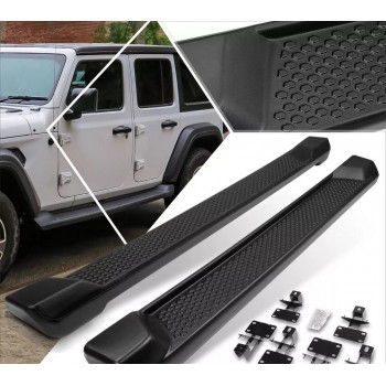 Боковые пороги OEM V2 (для пятидверного, 2 шт) для Jeep Wrangler 2018- гг
