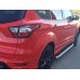 Боковые пороги Fullmond (2 шт, алюм.) С окрашенной листвой на дверях для Ford Kuga/Escape 2013-2019 гг