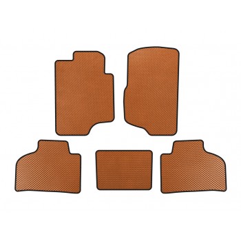 Килимки EVA (Помаранчевий) для Chevrolet Silverado 2007-2013 рр