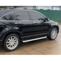 Боковые пороги Fullmond (2 шт., алюм.) для Honda CRV 2007-2011 гг