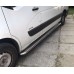 Бокові пороги Premium (2 шт., Нерж.) 60 мм, довга база для Renault Master 2011-2023 рр