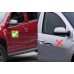 Накладки на зеркала BMW-Style V2 (2 шт) для Nissan Terrano 2014- гг
