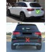 Задний диффузор с насадками Silver (Дизайн AMG63) для Mercedes GLC X253