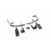 Задние уголки AK003 (2 шт, нерж) для Toyota Land Cruiser Prado 120