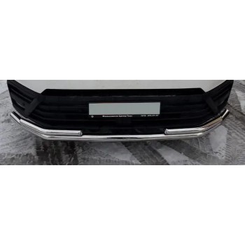 Передній захист ST008 (нерж) для Volkswagen Crafter 2006-2016 рр