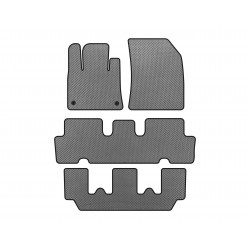 Коврики EVA (3 ряда, Серый) для Citroen C-4 Picasso 2013-2022 гг