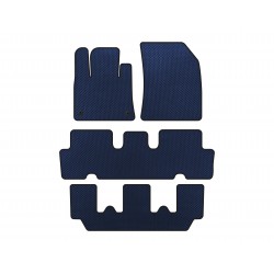 Коврики EVA (3 ряда, Синий) для Citroen C-4 Picasso 2013-2022 гг