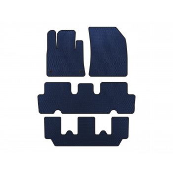 Коврики EVA (3 ряда, Синий) для Citroen C-4 Picasso 2013-2022 гг