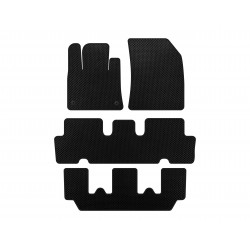 Коврики EVA (3 ряда, Черный) для Citroen C-4 Picasso 2013-2022 гг
