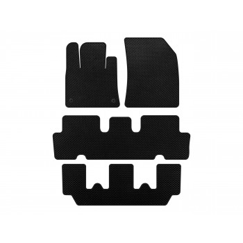 Коврики EVA (3 ряда, Черный) для Citroen C-4 Picasso 2013-2022 гг
