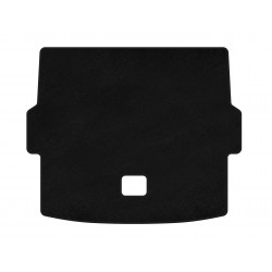 Коврик багажника текстильный Premium (2018-2025, Черный) для Citroen DS-7