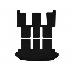 Коврик багажника текстильный Classic v2 (Черный) для Citroen C-8 2002-2014 гг