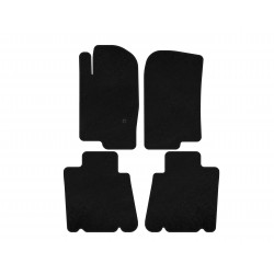 Коврики текстильные Premium (2 ряда, Черный) для Ford Explorer 2001-2005 гг