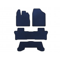 Коврики EVA (3 ряда, Синий) для Honda Pilot 2015-2022 гг