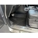 Коврики текстильные Deluxe (3 ряда, черный) для Nissan Armada 2016-2024 гг