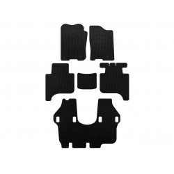 Коврики EVA (3 ряда, 2004-2008 г.г., черный) для Infiniti QX56 2004–2010 гг