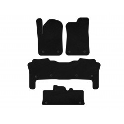 Коврики текстильные Classic (3 ряда, черные) для Infiniti QX56 2010-2013 гг