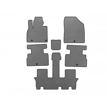 Килимки EVA (3 ряди, 7-ми місний, Сірий) для Kia Stonic 2017- рр