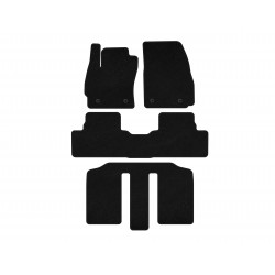 Коврики текстильные Classic (3 ряда, черные) для Mazda 5 2010-2018 гг