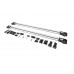 Перемычки на рейлинги под ключ WingBar (2 шт) до 110 см, Черный для Nissan Armada 2016-2024 гг