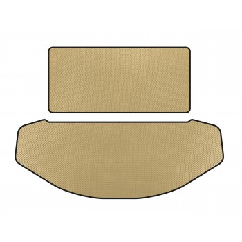 Килимок в багажник EVA (спинка сидіння-2025багажник, 7-ми місний, Бежевий) для Mazda CX-9 2017- рр