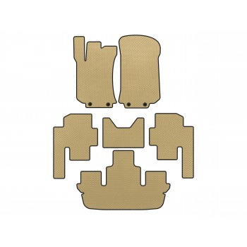 Килимки EVA (3 ряди, Бежевий) для Mercedes R-class W251