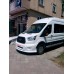 Накладка на передний бампер LED (2014-2019, под покраску) для Ford Transit 2014- гг