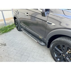 Бокові пороги RedLine V1 (2 шт., Алюміній) 2016-2019 для Chevrolet Captiva рр