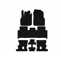 Коврики текстильные Classic (3 ряда, черные) для Renault Scenic/Grand 2003-2009 гг