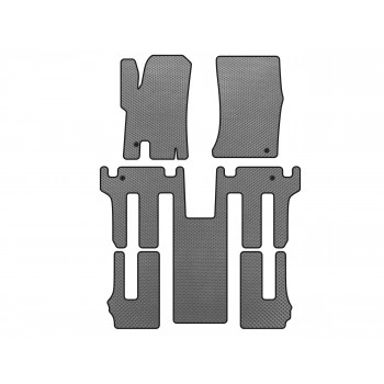 Килимки EVA (3 ряди, Сірий) для Ssang Yong Rodius