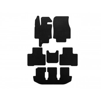 Килимки EVA (3 ряди, 7-ми місний, Чорний) для Toyota Highlander 2019- рр