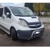 Кенгурятник WT003-4 (нерж.) С надписью для Opel Vivaro 2001-2015 гг