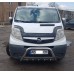 Кенгурятник WT003-4 (нерж.) С надписью для Opel Vivaro 2001-2015 гг