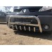 Кенгурятник WT003-4 (нерж.) С надписью для Renault Trafic 2001-2015 гг