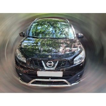 Передняя защита (нерж) для Nissan Qashqai 2010-2014 гг