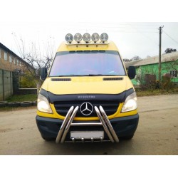 Кенгурятник F1-01 (нерж.) для Mercedes Sprinter W906 2006-2018 рр