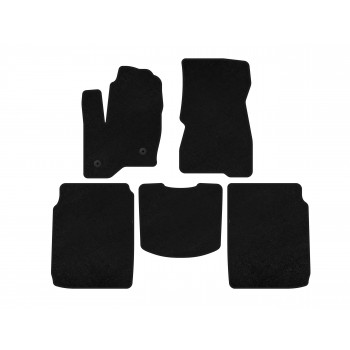 Килимки текстильні Premium (2 ряди, 2013-2019, Чорний) для Ford Flex рр