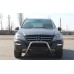 Передній захист WT006 (нерж) для Mercedes ML W164 2005-2011 рр Передній захист WT006 (нерж) для Mercedes ML W164 2005-2011 рр