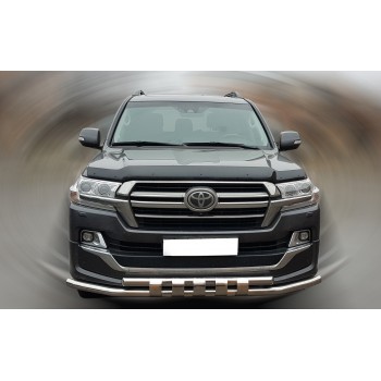 Передняя дуга ST015 (2015-2025, нерж. сталь) для Toyota Land Cruiser 200