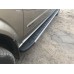 Боковые пороги Duru (2 шт., алюминий) Короткая/Средняя базы для Mercedes Viano 2004-2014 гг