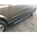 Боковые пороги Duru (2 шт., алюминий) Короткая (short) и Средняя (long) для Mercedes Vito W639 2004-2014 гг