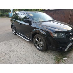 Бокові пороги Fullmond (2 шт., алюміній) для Dodge Journey 2008- рр