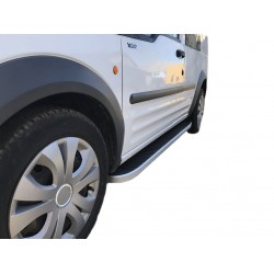 Боковые пороги Tayga (2 шт., алюминий) Макси база для Ford Connect 2006-2009 гг